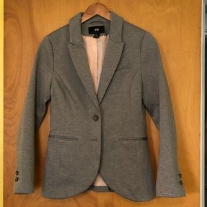 Grey fitted blazer